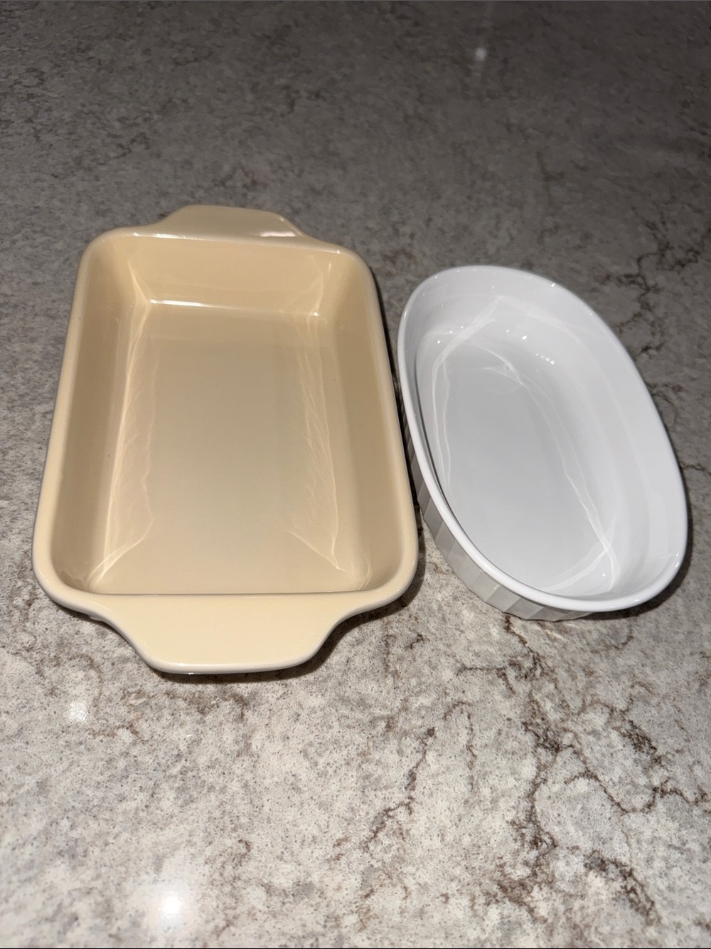 Set of 2 single serve Casserole Dish Corning Ware F-15-B & Signature rectangle - Picture 2 of 9